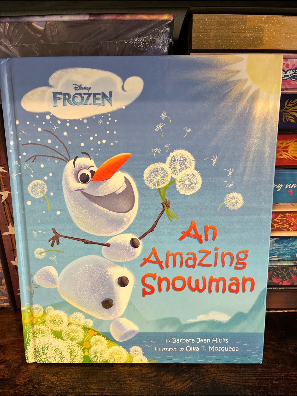 Disney Frozen Olaf Dandelion Cover — Blue, White, Orange